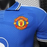2026-27  Manchester United Blue Special Edition Player Version Soccer Jersey