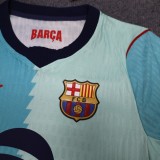 2026-27 Mens Barcelona third away blue player soccer jersey