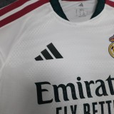 2026-27 Mens Real Madrid White player Soccer Jersey