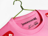 2013 Mens Santos pink Retro Long sleeve Jersey