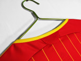 2006 Mens Spain home Retro red soccer Jersey