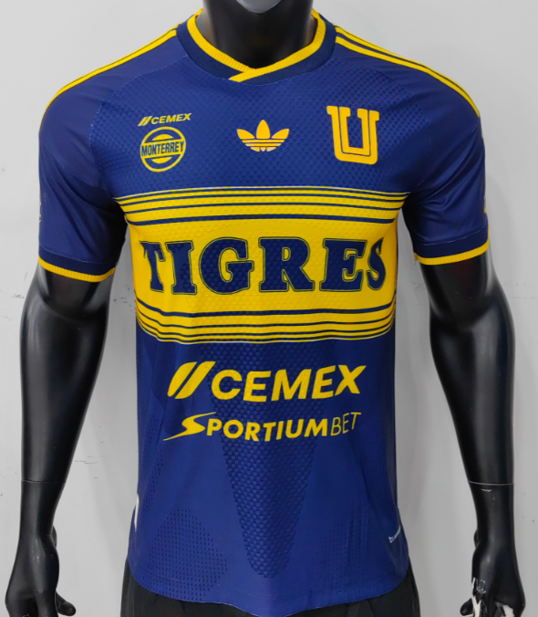 2026-27 Mens Tigres UANL blue away Player version soccer jersey