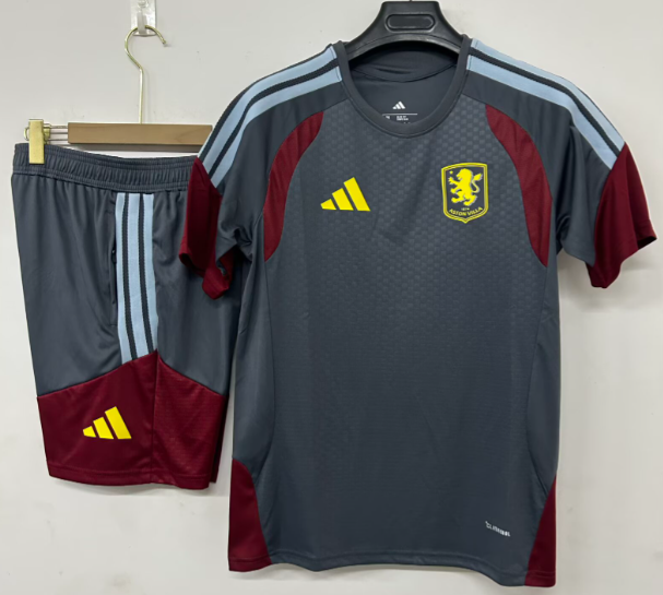 2025-26 Mens Aston Villa grey  Training Short Suit