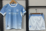 2026-27 Kids Manchester City home blue soccer  jersey