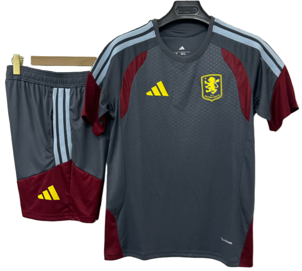 2025-26 Mens Aston Villa grey  Training Short Suit