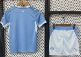 2026-27 Kids Manchester City home blue soccer  jersey