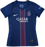 2025-26 Women PSG Home blue  Soccer Jersey （Have Two Stars⭐⭐)