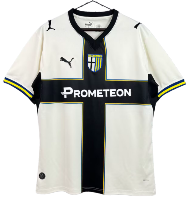 2025-26 mens  Parma Calcio  home white  soccer Jersey