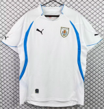 2010-12 Mens Uruguay away white  Soccer Jersey