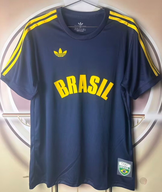 2026-27 Mens Brazil  navy blue Casual Edition soccer jersey