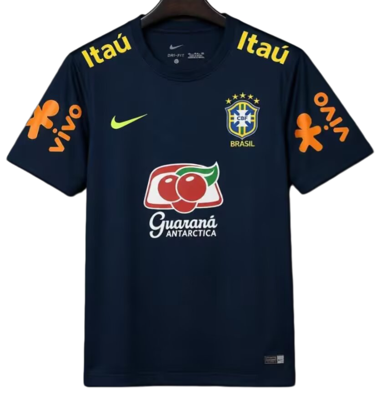 2025-26 Mens Brazil navy blue  training suit