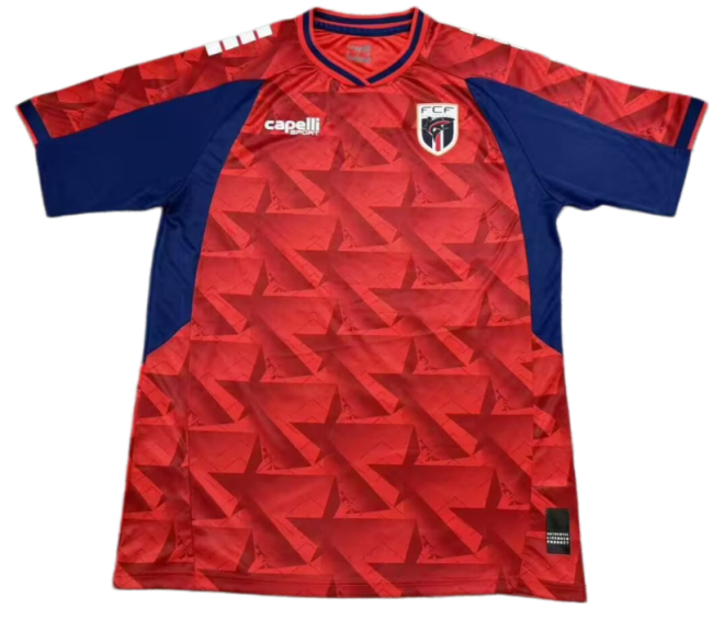 2026-27 Cape Verde away burgundy Fans Soccer Jersey
