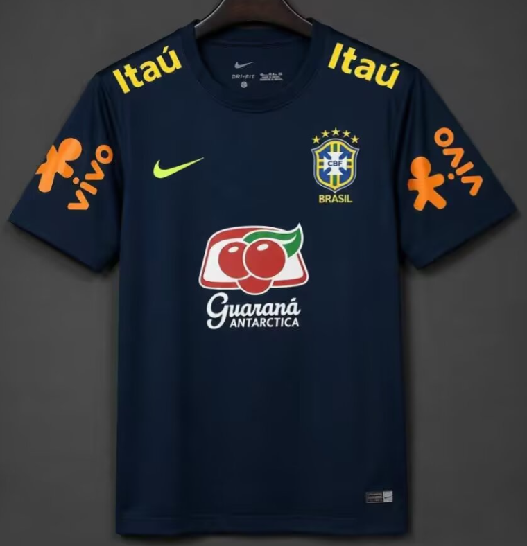 2025-26 Mens Brazil navy blue  training suit