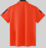 2025-26 Mens Brazil orange  Polo soccer jersey