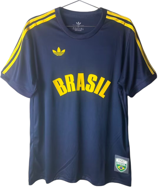 2026-27 Mens Brazil  navy blue Casual Edition soccer jersey