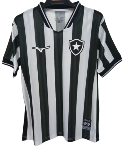 2025-26 Mens Botafogo home black White Soccer Jersey