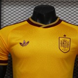 2026-27 Mens Spain special edition yellow Player Version soccer  Jersey