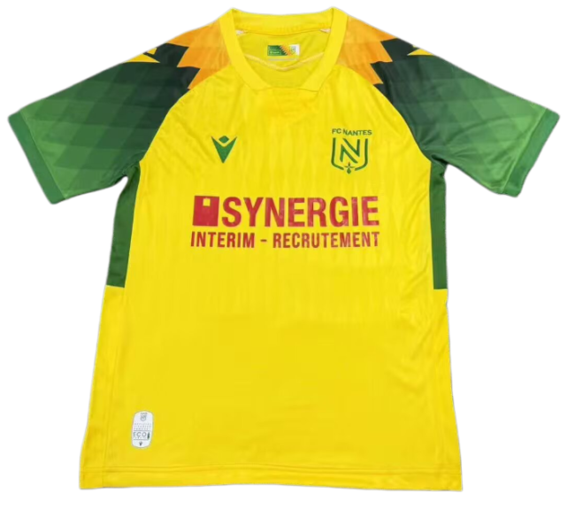 2026-27 Mens Nantes home yellow Fans Soccer Jersey
