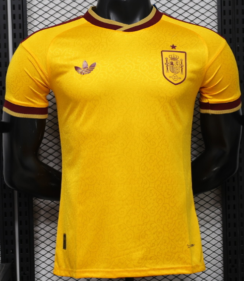 2026-27 Mens Spain  Away golden Player Version soccer  Jersey