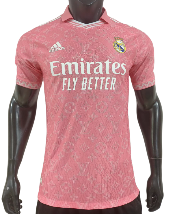 2026-27 Real Madrid pink Casual Edition Player Version soccer jersey