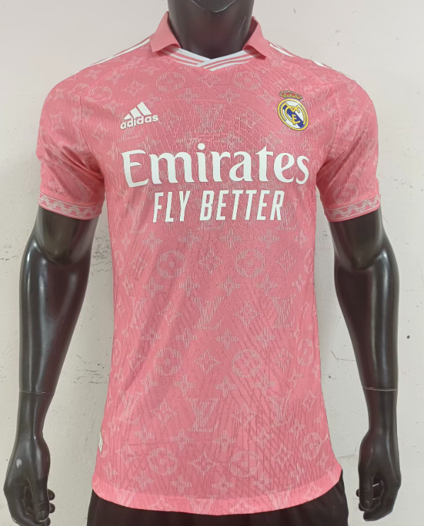 2026-27 Real Madrid pink Casual Edition Player Version soccer jersey