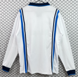 1994-95 Napoli  Away Retro Long white Sleeve Soccer Jersey