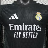 2026-27 Mens Real Madrid black Player goalkeeper soccer jersey