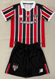 2026-27 Kids Sao Paulo away red soccer jersey
