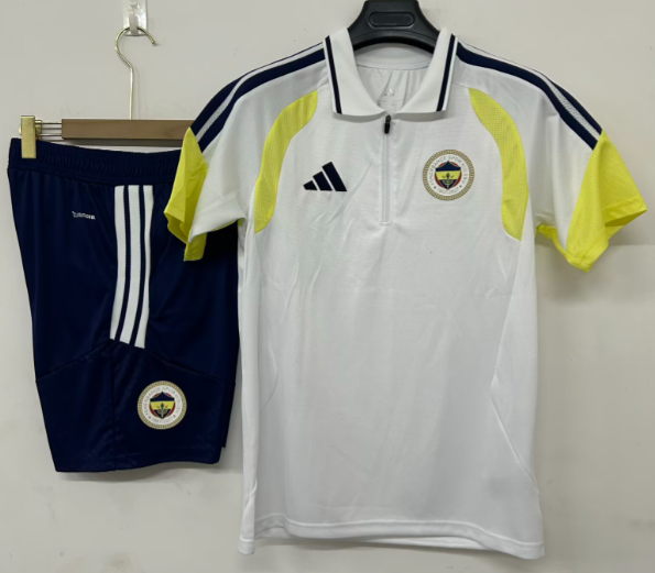 2026-27 Mens Fenerbahce white Training Short Suit