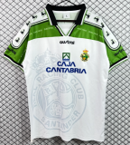 1998-99 Racing de Santander home White  Fans Soccer Jersey