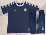2026-27 Italy Deep Blue Training Short Suit J26044#