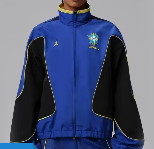 2026-27 Brazil Jordan Blue Windbreaker