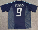 2002  Argentina away blue Retro Soccer Jersey