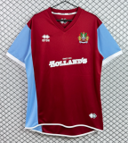 2007-08 Mens Burnley Home retro red Soccer Jersey