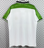 1998-99 Racing de Santander home White  Fans Soccer Jersey