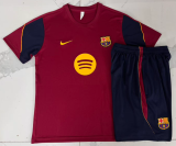 2026-27 Mens Barcelona maroon Training Short Suit J26045#