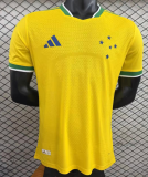 2026-27 Mens Cruzeiro special edition yellow Player version soccer jersey