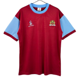 1970 Mens Burnley Home retro red Soccer Jersey