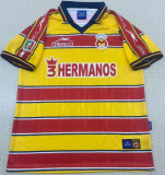 1999-00 Morelia home yellow Retro Soccer Jersey