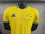 2026-27 Mens Cruzeiro special edition yellow Player version soccer jersey