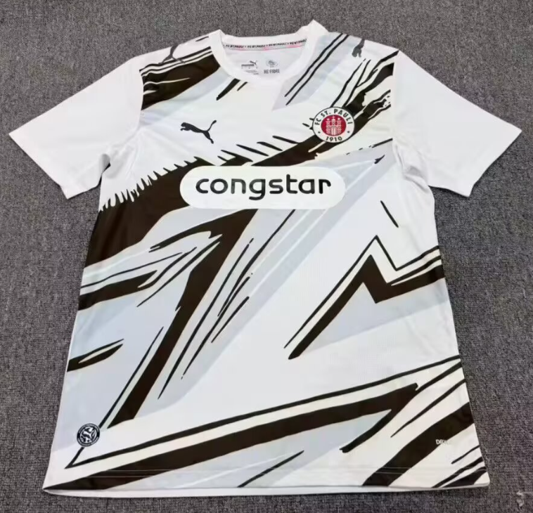 2026-27 ST PAULI away white Fans Soccer Jersey