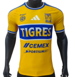 2026-27 Mens Tigres UANL yellow home Player version soccer jersey