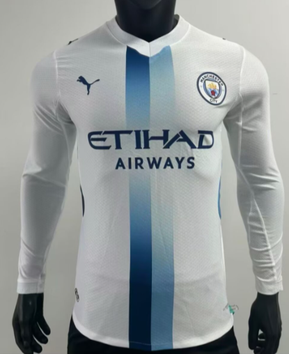 2026-27 Manchester City away Long Sleeve Player Version Soccer Jersey