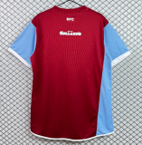 2007-08 Mens Burnley Home retro red Soccer Jersey