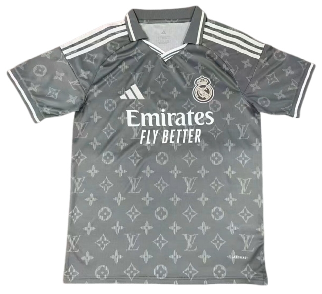 2026-27 Mens Real Madrid special edition gray soccer Jersey