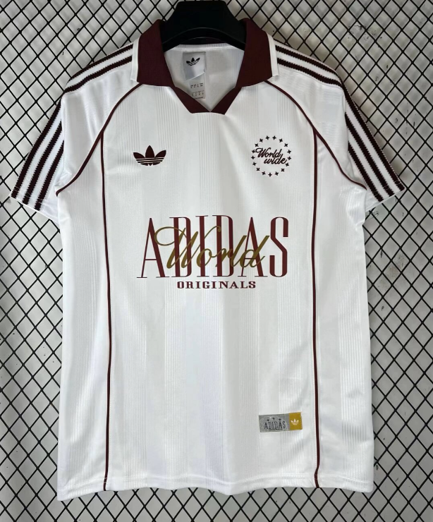 2026-27 Ad  Casual Edition White T-Shirt