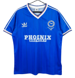 1983-84 Mens Brighton home Retro blue Soccer Jersey
