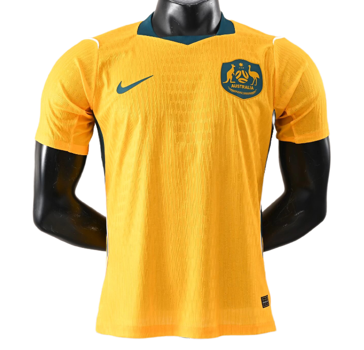 2026-27 Australia home yellow Player version Soccer Jersey