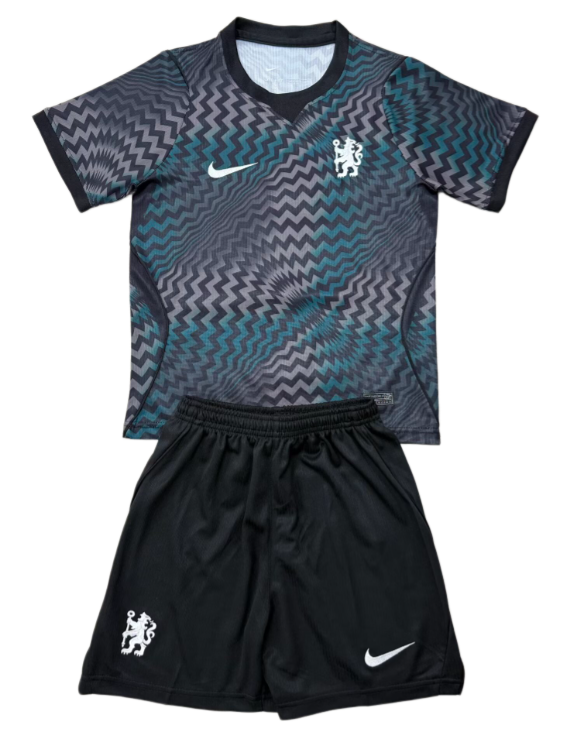 2026-27 Kids Chelsea goalkeeper black soccer jersey