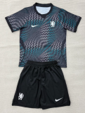 2026-27 Kids Chelsea goalkeeper black soccer jersey
